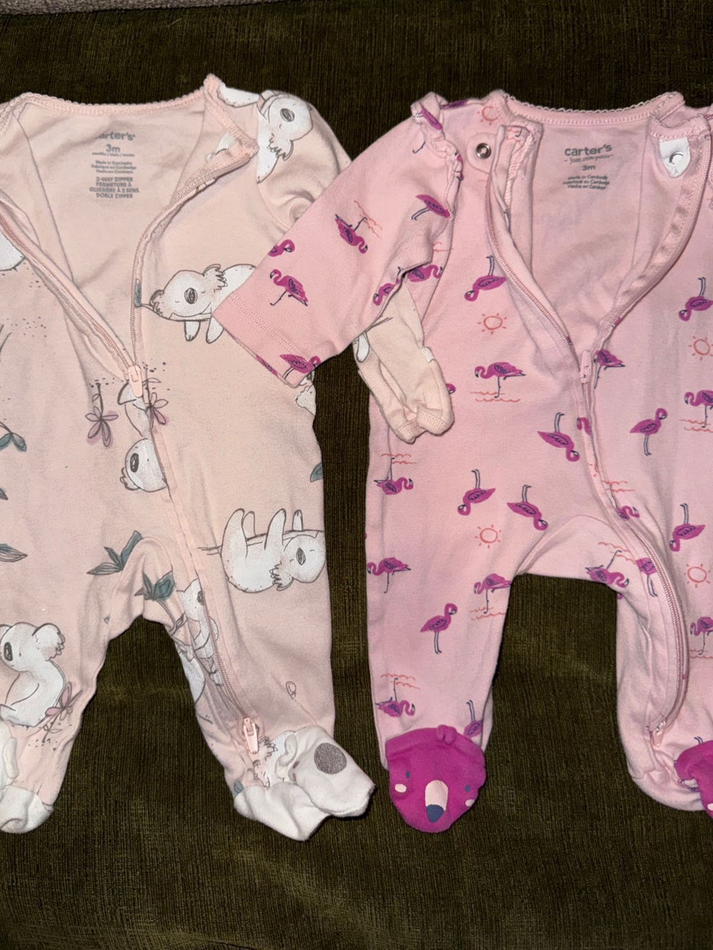 Set of 4 Baby Girl Jammies - Picture 4 of 6